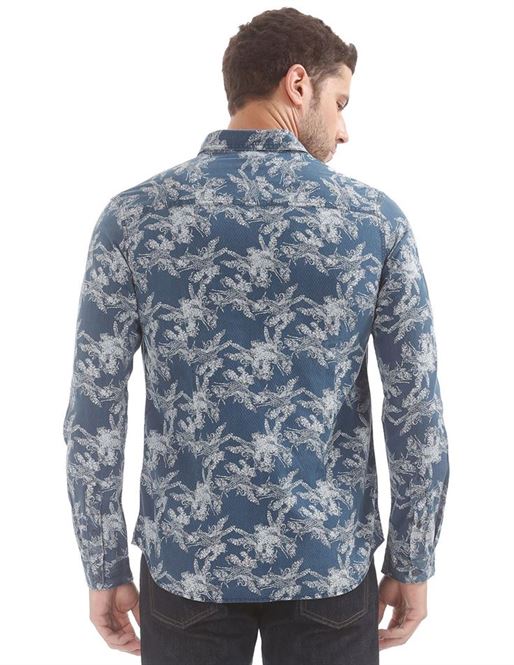 Ed Hardy Men Casual Wear Printed Shirt